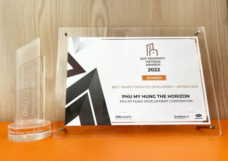 The Horizon Phú Mỹ Hưng được vinh danh giải thưởng tại lễ trao giải Dot Property Vietnam Awards 2022.